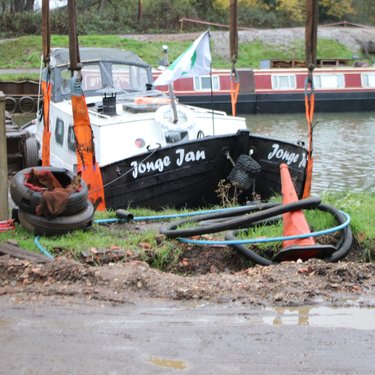 JJ having the lifting straps attached