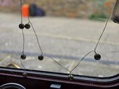 Jonge Jan window with hanging string lights