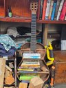 Guitar shaped bookshelf