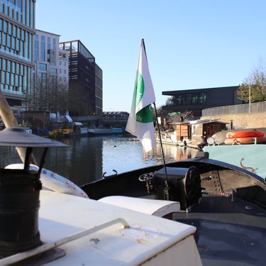 A Sunny Wintery View over the JJ toward Kings Cross
