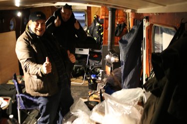 James and Tommy Thumps up