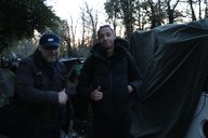 Tired and pleased - James and Tommy